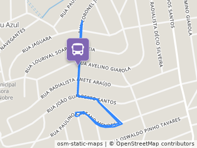 Mapa da parada