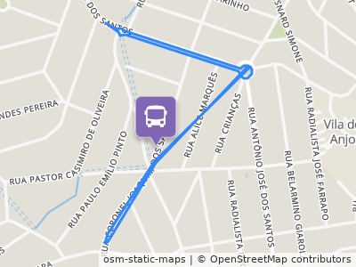Mapa da parada