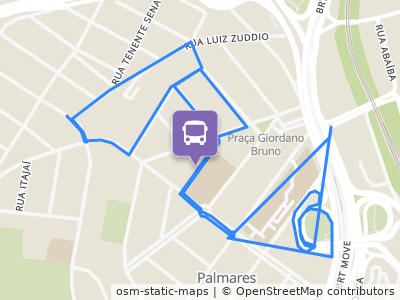 Mapa da parada