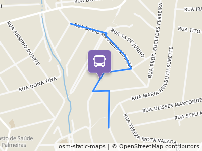 Mapa da parada