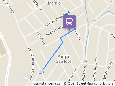 Mapa da parada