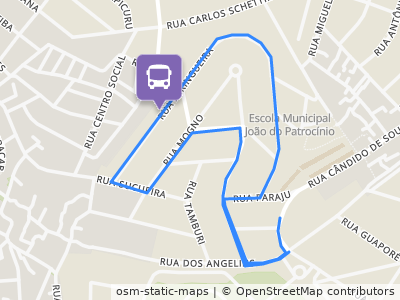 Mapa da parada