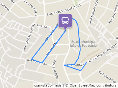 Mapa da parada