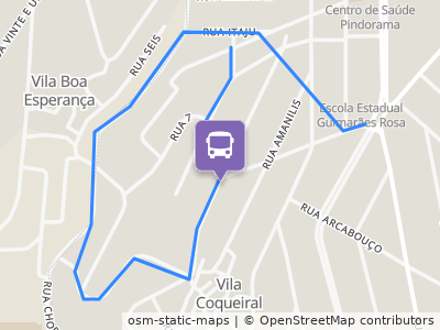 Mapa da parada
