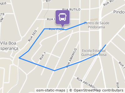 Mapa da parada