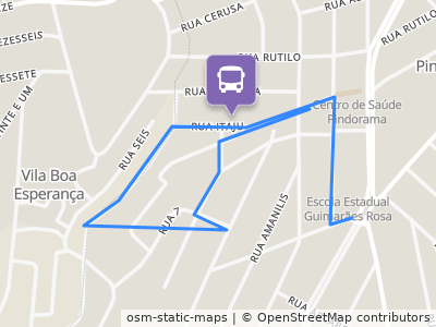 Mapa da parada