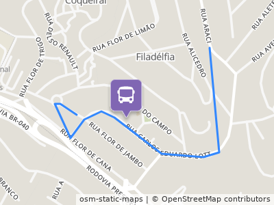 Mapa da parada