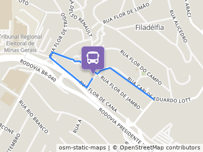 Mapa da parada