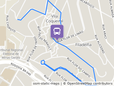 Mapa da parada