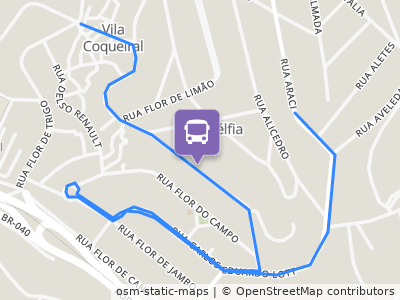 Mapa da parada