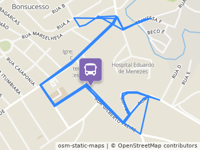 Mapa da parada