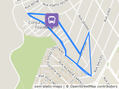 Mapa da parada