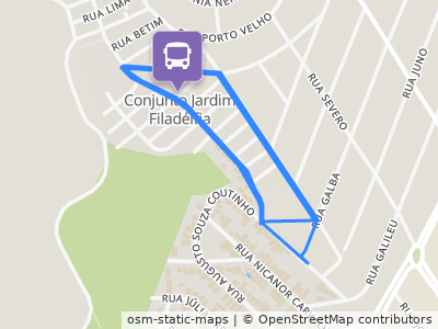 Mapa da parada