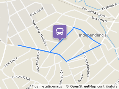 Mapa da parada