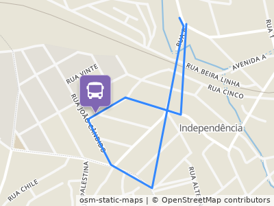Mapa da parada