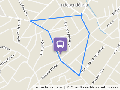 Mapa da parada