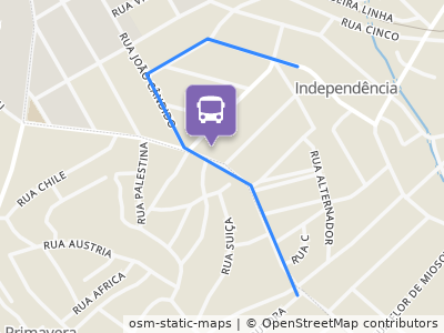 Mapa da parada