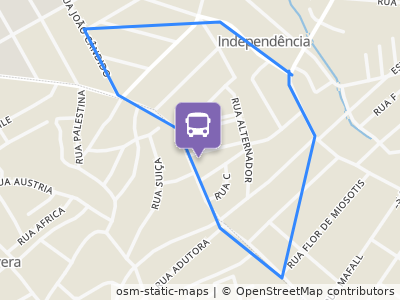 Mapa da parada