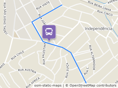 Mapa da parada