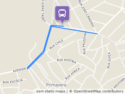 Mapa da parada