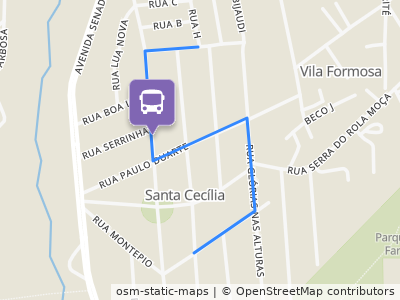Mapa da parada