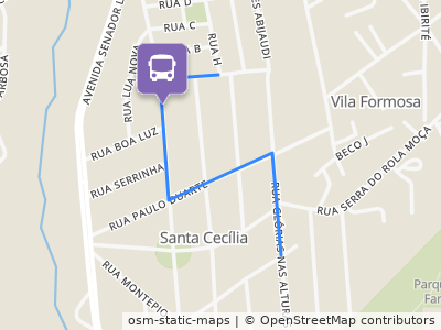 Mapa da parada