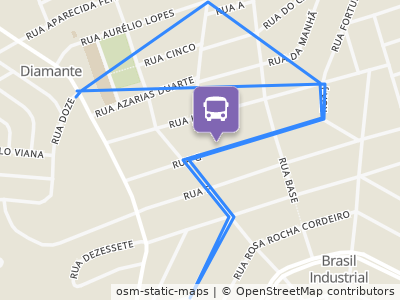 Mapa da parada