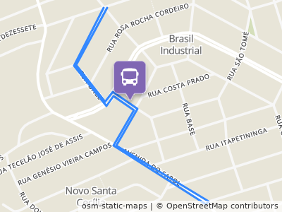 Mapa da parada