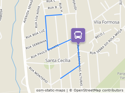 Mapa da parada
