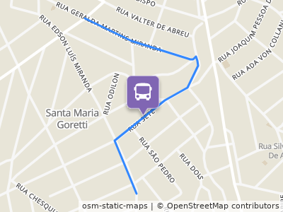 Mapa da parada