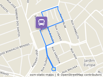Mapa da parada