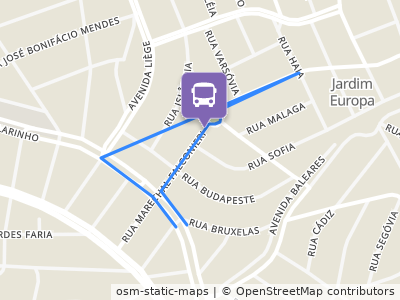 Mapa da parada