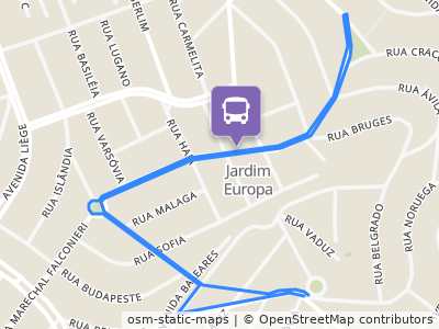 Mapa da parada