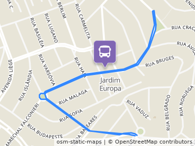 Mapa da parada