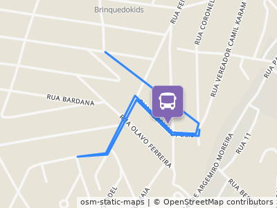 Mapa da parada