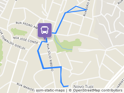 Mapa da parada