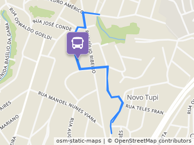 Mapa da parada