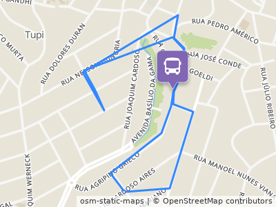 Mapa da parada