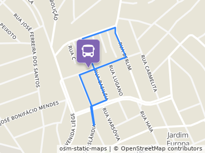 Mapa da parada