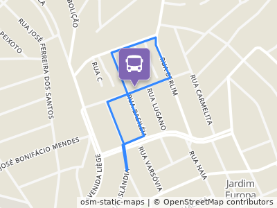 Mapa da parada