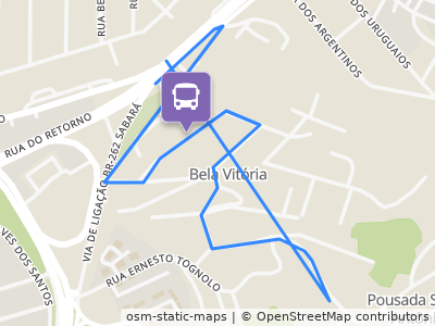 Mapa da parada
