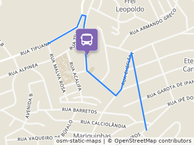 Mapa da parada