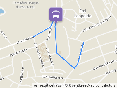 Mapa da parada