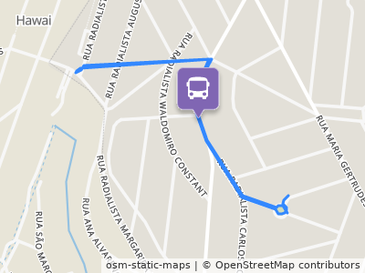 Mapa da parada