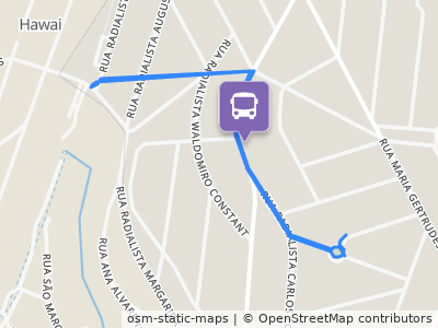 Mapa da parada