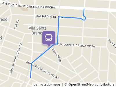 Mapa da parada