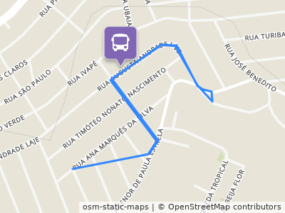 Mapa da parada