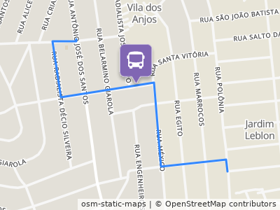 Mapa da parada