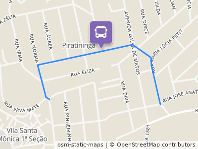 Mapa da parada