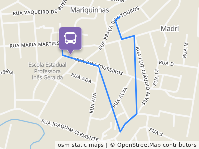 Mapa da parada